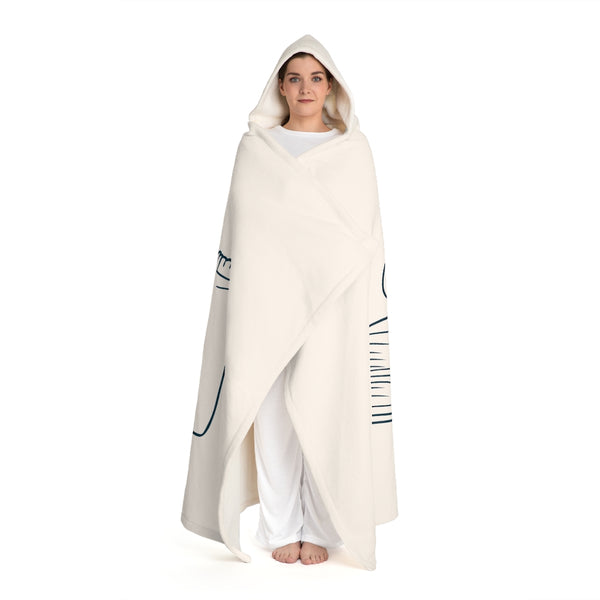 Hygge Cream | Hooded Sherpa Fleece Blanket